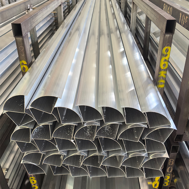 Industrial Extruded Aluminum Alloy Profiles for Door Window Applications Durable Powder Coated Custom Size CNC Bending Cutting