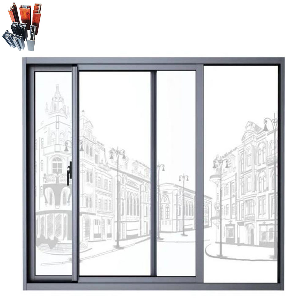 New Product Customization Modern Design Glass Aluminum Sliding Window for Sale