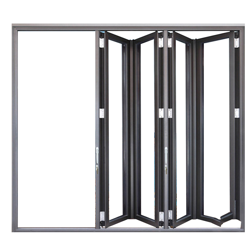 As2047 Cheap Aluminum Bifold Glass Windows Thermal Break Aluminum Folding Window