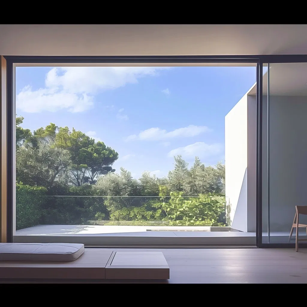 Hurricane Impact Aluminium Windows Floor to Ceiling Aluminum Large Fixed Glass Windows Extra Large Picture Window