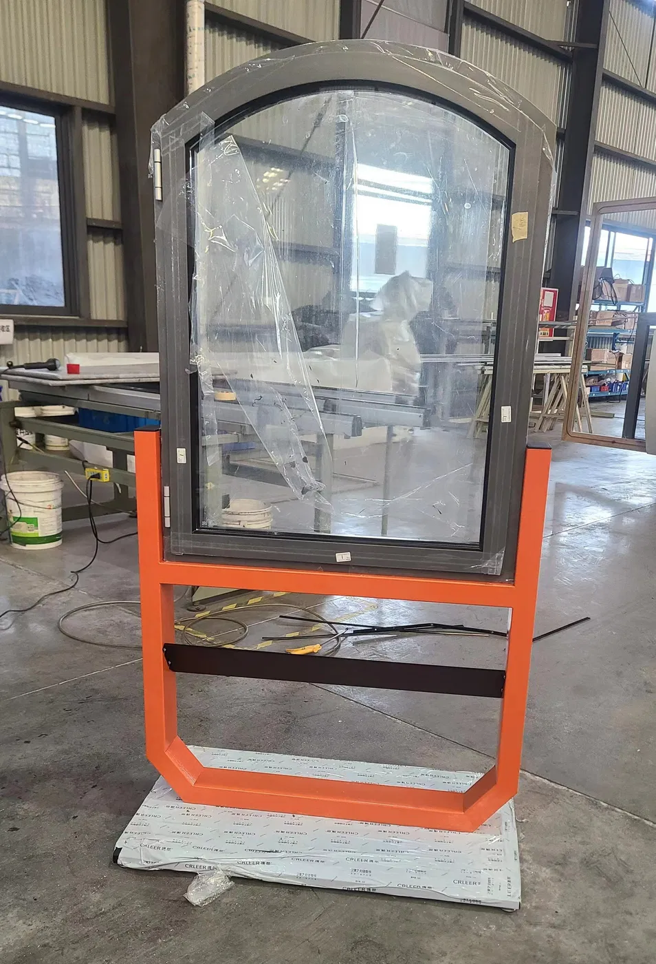 Custom-Made Architectural Curved Aluminum Window