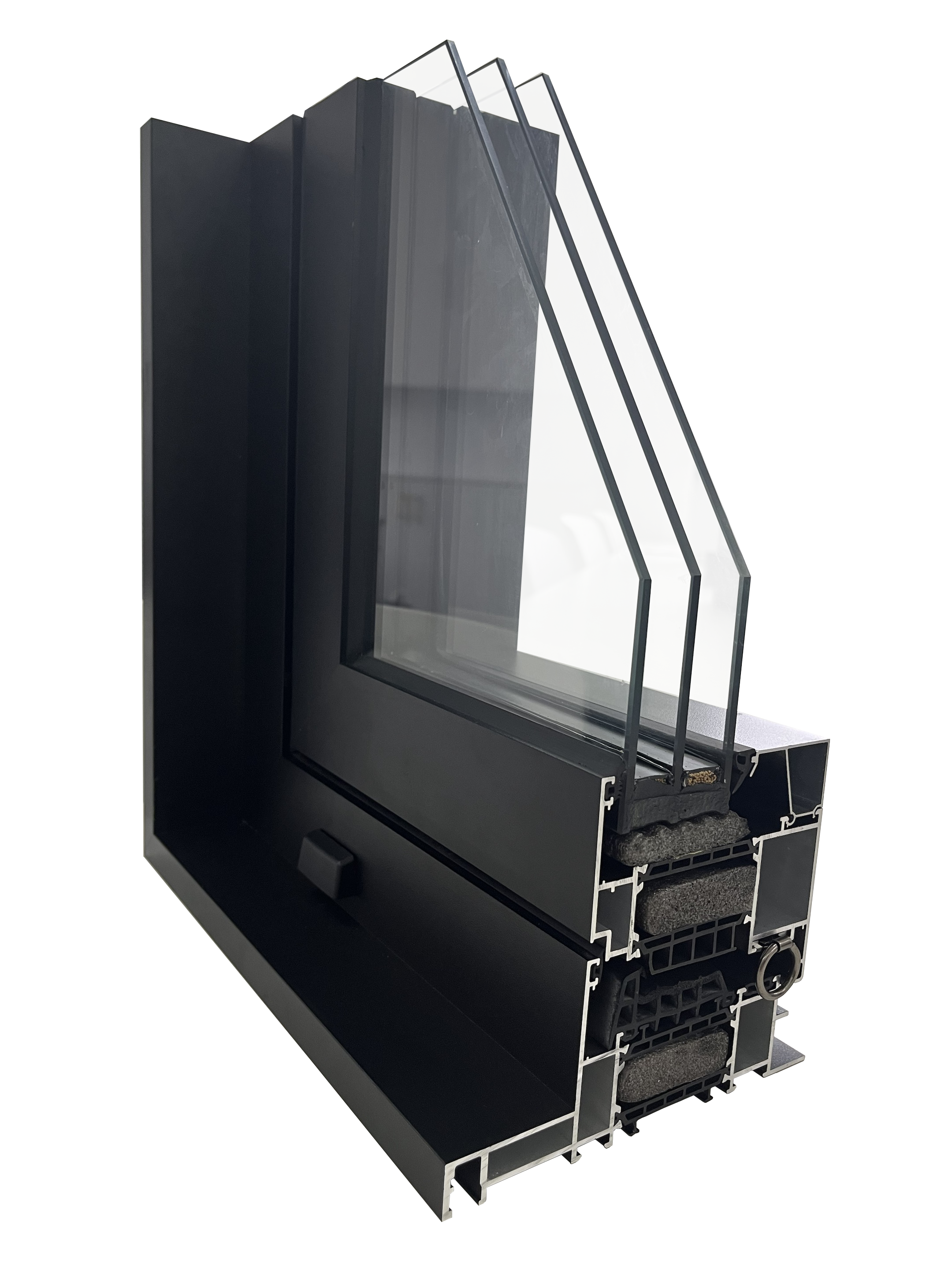 Penjoy Modern Customized Special Designed For Canada Aluminum Windows Glass Windows Triple Glazing Windows For Passive House