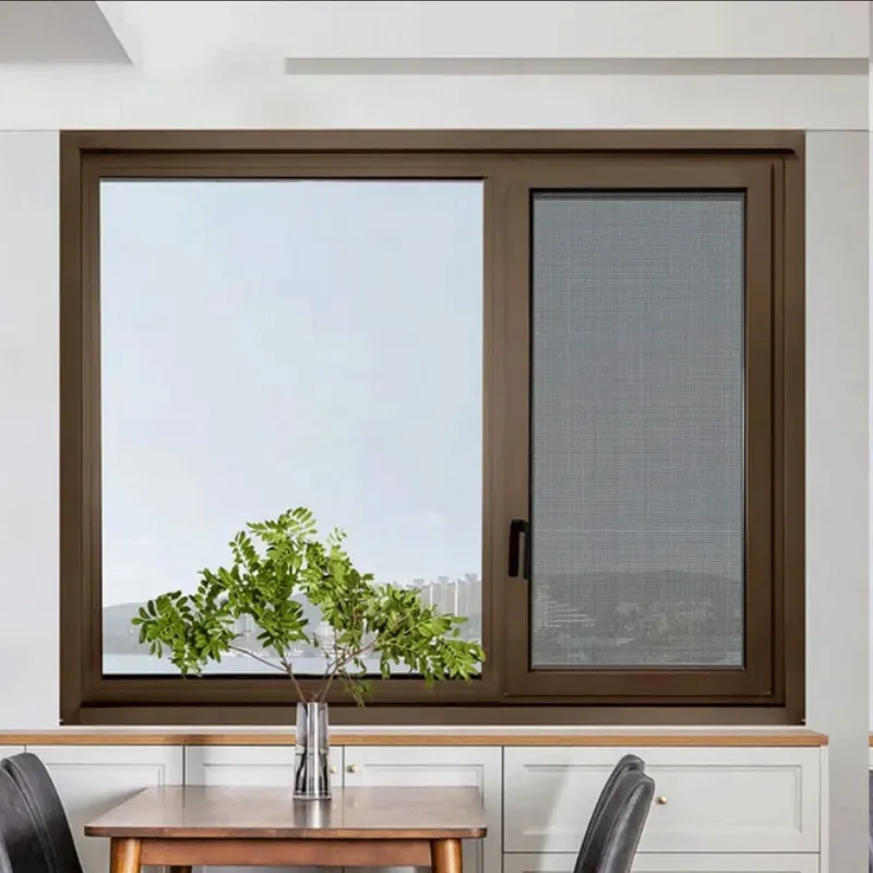 Elegant Modern Aluminum Profile Durable Architectural Windows with International Brand Hardware