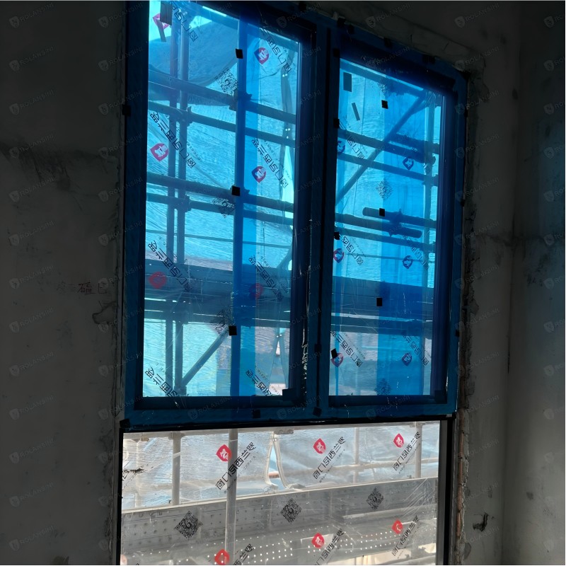 Singapore Project AS2047 Customized Balcony Patio Soundproof Sliding Door Aluminium Glass Black Frame Horizontal Sliding Window