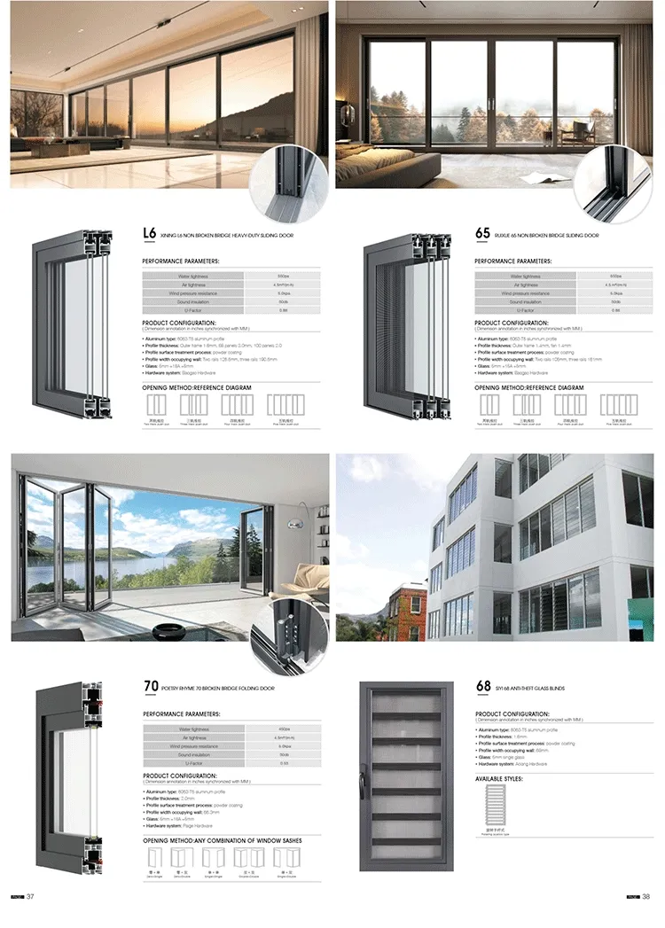 Energy Efficient Aluminum Casement Window with Double Glass Nfrc As2047 CE and CSA Certified