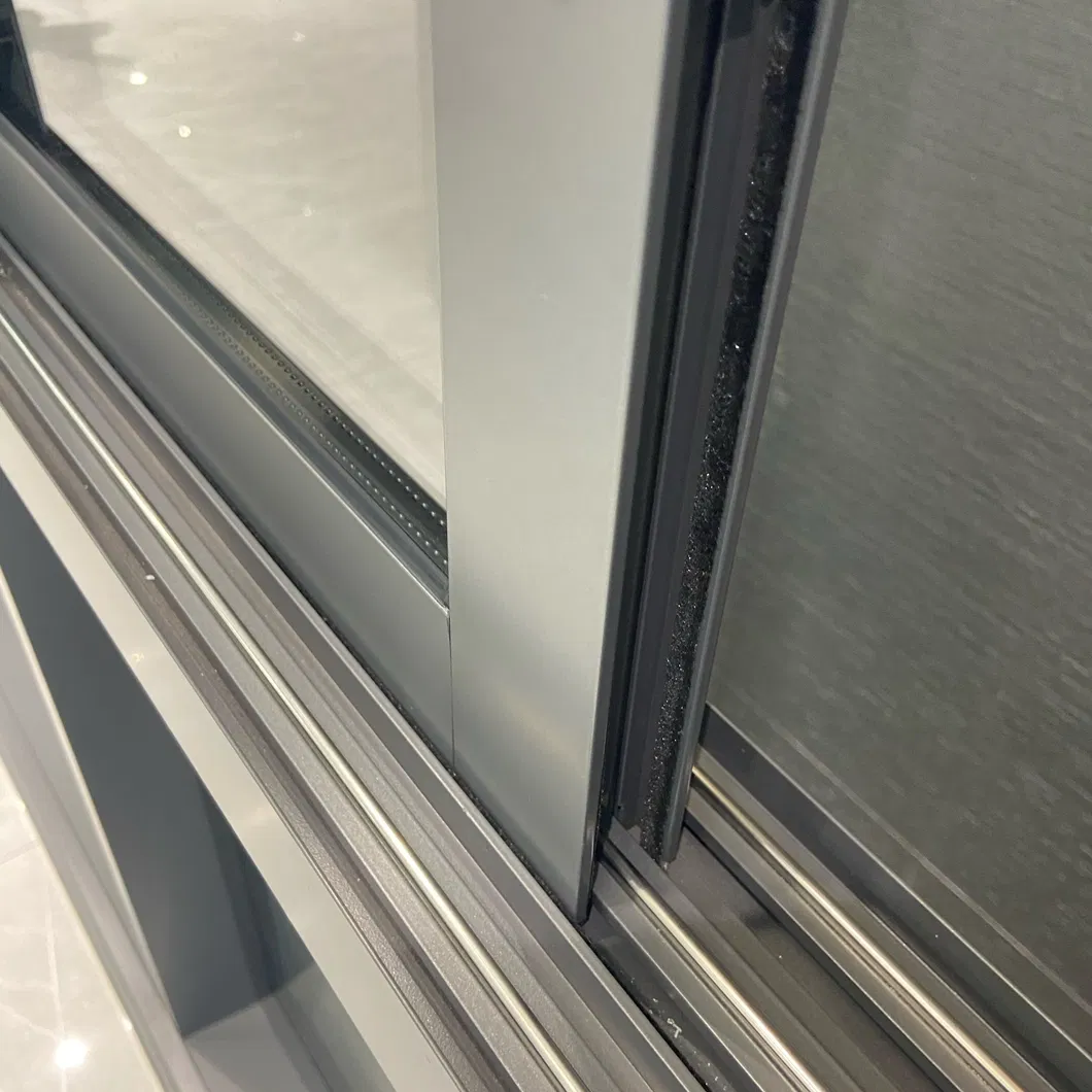 Aluminum Glass Curtain Wall Facade Unitized Stick Frame Spider Sliding Folding Bifold Casement Hinge French Price Double Glazed Aluminium Windows Doors
