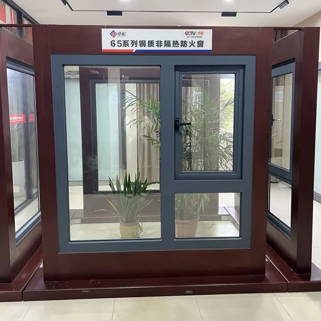 Architectural Aluminum Fire-Resistant Window with Thermal Break