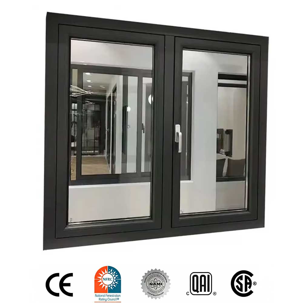 Top Quality New Design Double Glazed Smart Tempered Glass Tilt And Turn Windows Casement Windows