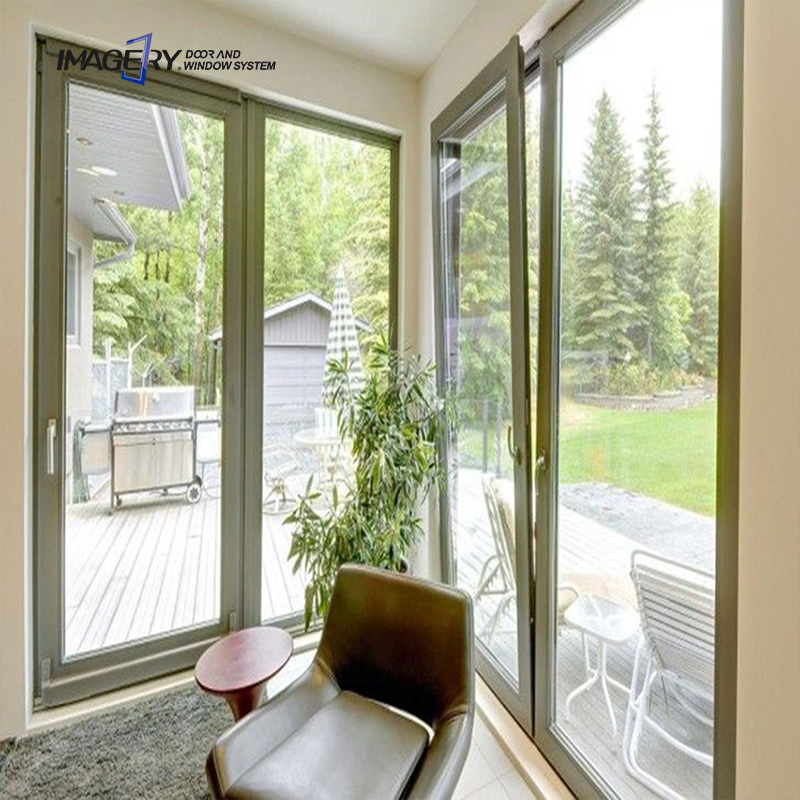 Hurricane-Resistant Aluminum Alloy Double Glass Tilt-and-Turn Windows