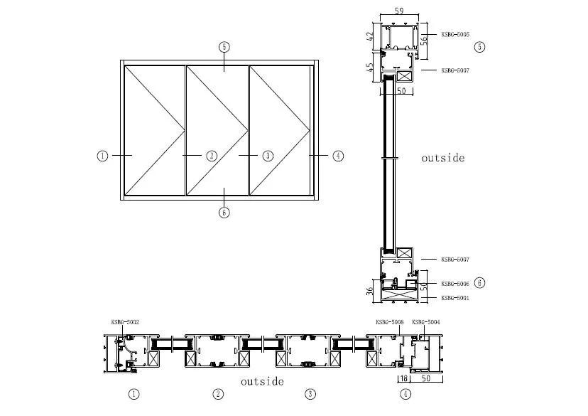 Folding Window Frame Spec