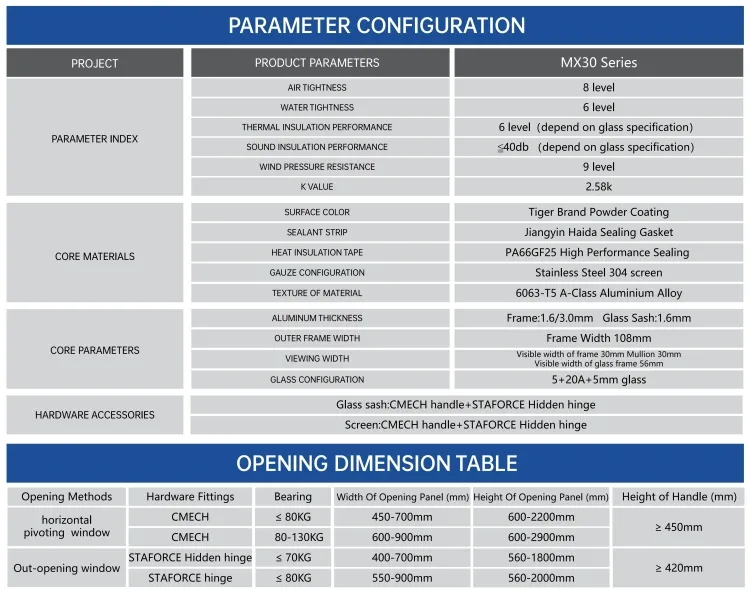 Architectural-Grade Aluminum Casement Window – Sleek Structural Design