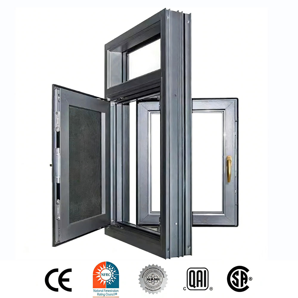 Standards High Quality Residential System Villas Residential Casement Aluminum windows for Houses
