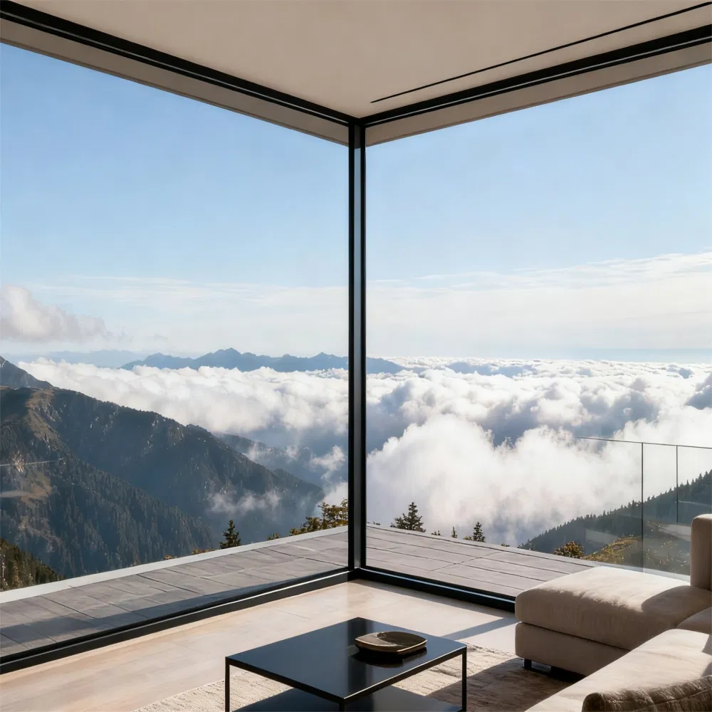 Low-Maintenance No-Rust No-Deformation Easy-Handling Commercial-Residential Standard Aluminum Doors and Windows