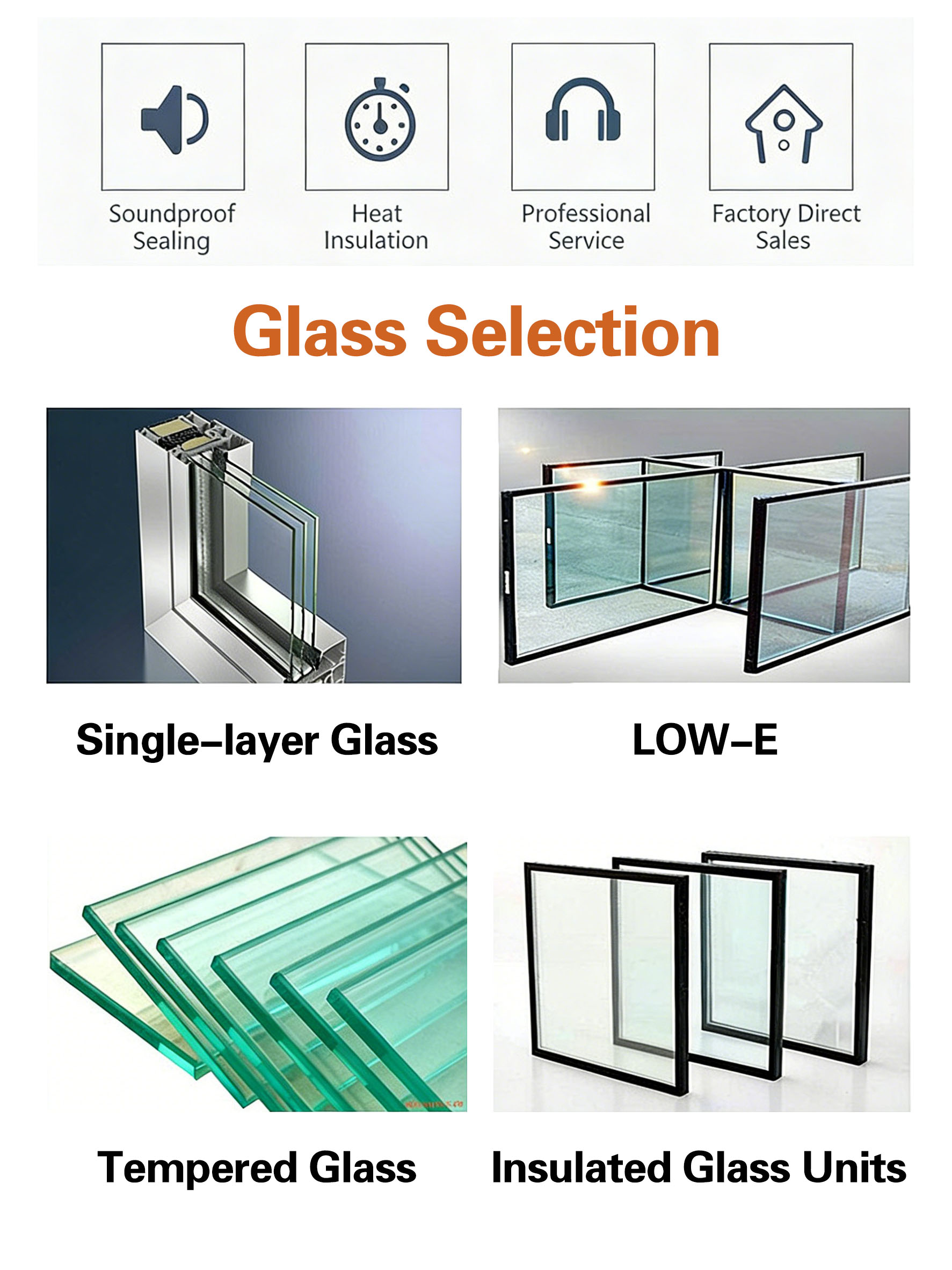 Double Glazed sliding window design demonstration