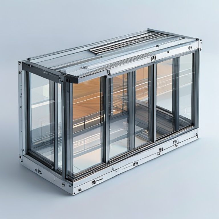 Custom Size Sliding Aluminum Window with Powder Coating Wood Grain Finish for Luxury Residence