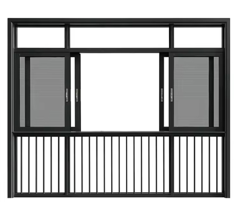 NFRC/AS2047 Certified Hurricane-Proof Aluminium Impact Glass Sliding Windows For Villa Hotel Exterior Aluminum Alloy Hanging