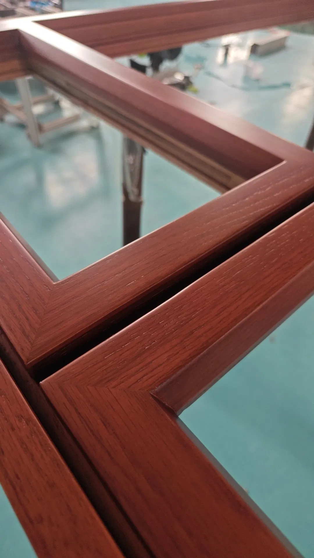 Hurricane-Resistant Impact Thermal Break Aluminum Wood Casement Glass Window for House