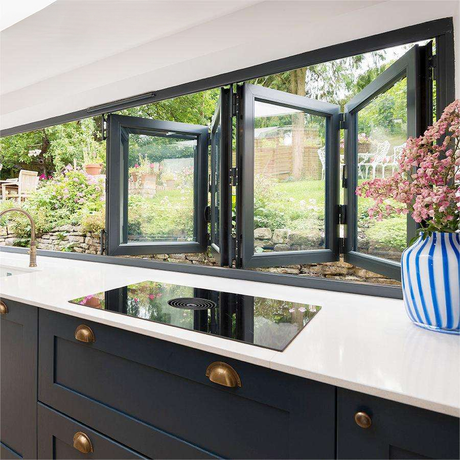 Double Glass Glazed Alloy Aluminium Sliding Window Sleek Premium Aluminum Casement Window Thermal Break Aluminum Window