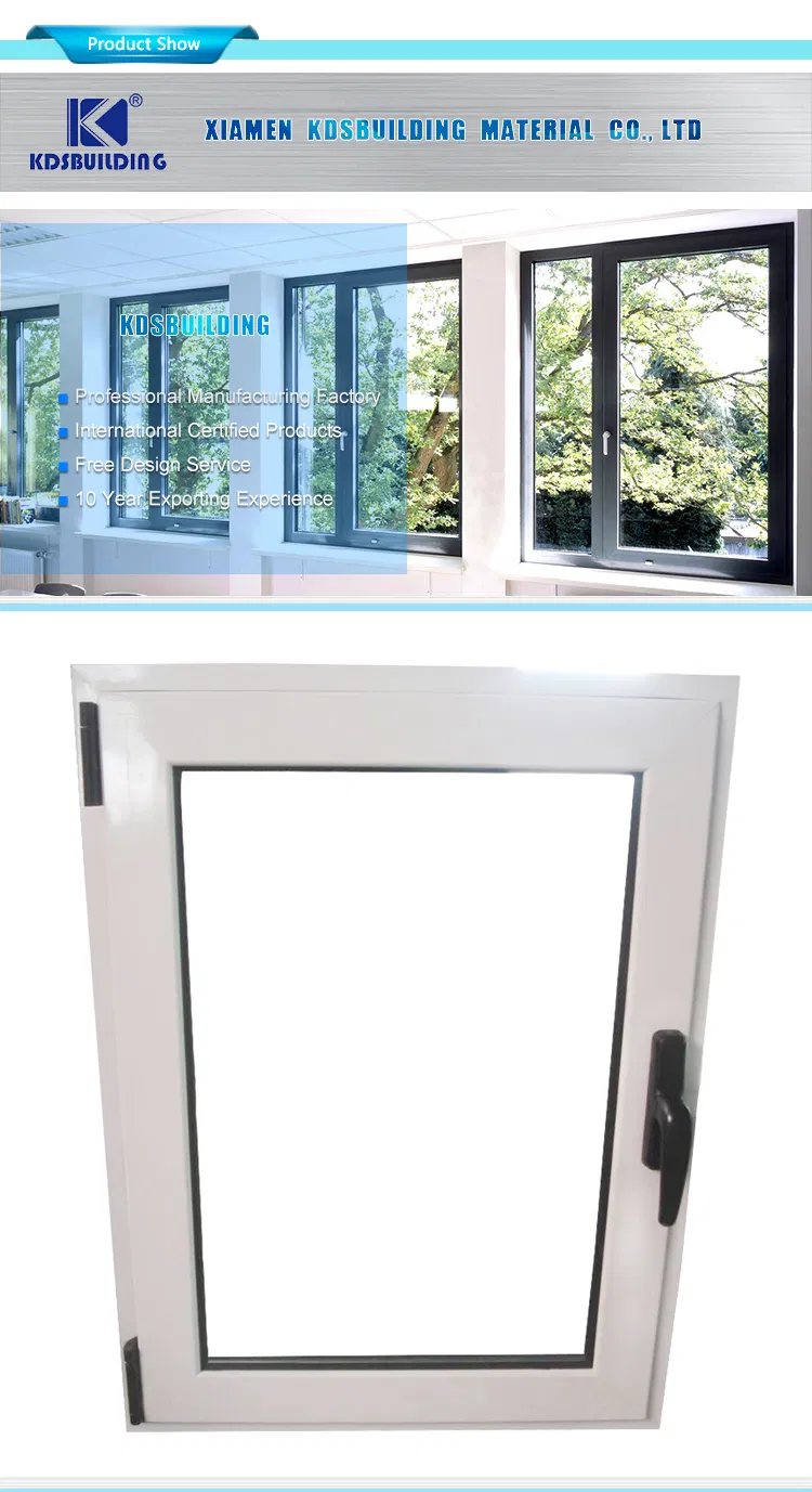 House Single Aluminum Window and Door Pane Glass Louvers Fixed Aluminum Casement Window with Black Color Sub Frame