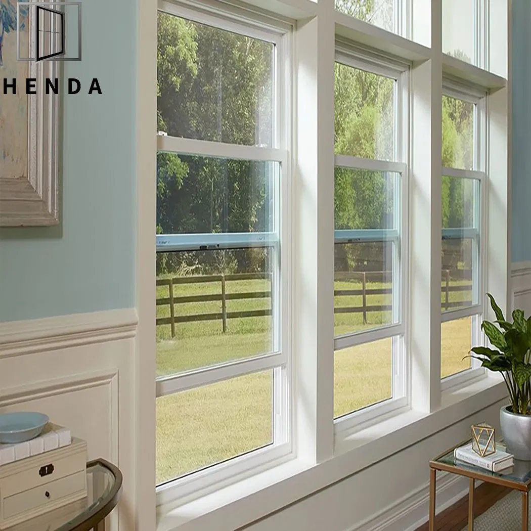 Double Glazing Soundproof Aluminum Fixed Sliding Awning Top-Hung French Swing Double Single Hung Sliding Window