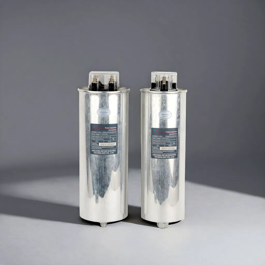 Bsmj (Y) 0.45-7.5-1 High-Performance 0.45kv Single Phase Capacitor for Efficient Power Supply