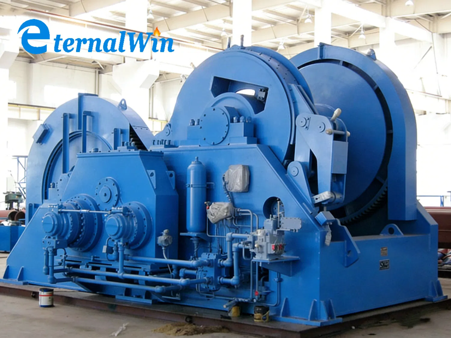 Ocean Shipyard Diesel Hydraulic Anchor Mooring Winches/ Ship Boat Deck Electric Slipway Marine Towing Winch for Vessel Barge