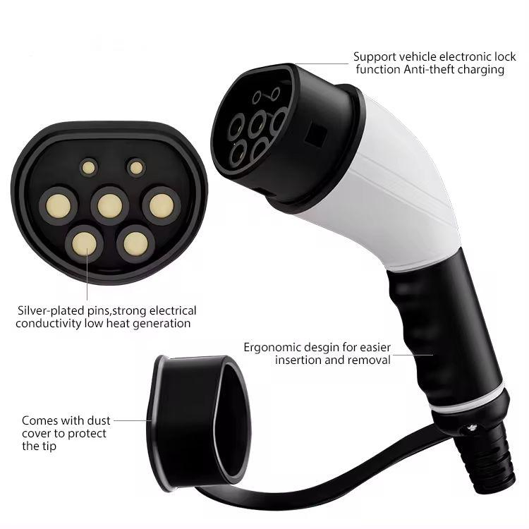 Type 2 Vehicle Car Charging Station Model 3 5m Cable Electric Vehicle Safety Charging Pile 11kw EV Charger