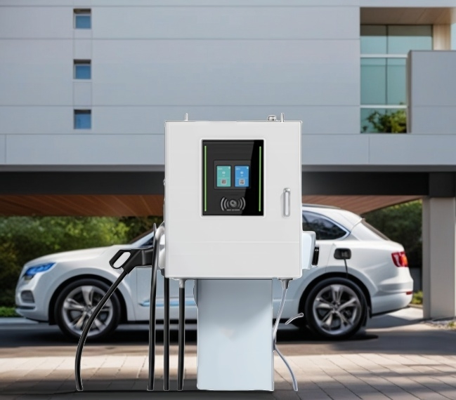 Guhe Customized IP54 Waterproof Energy-Efficient Wall Mounted or Pedestal 30 Kw DC Electric Vehicle Car Charging Solutions Infrastructure Station Charger