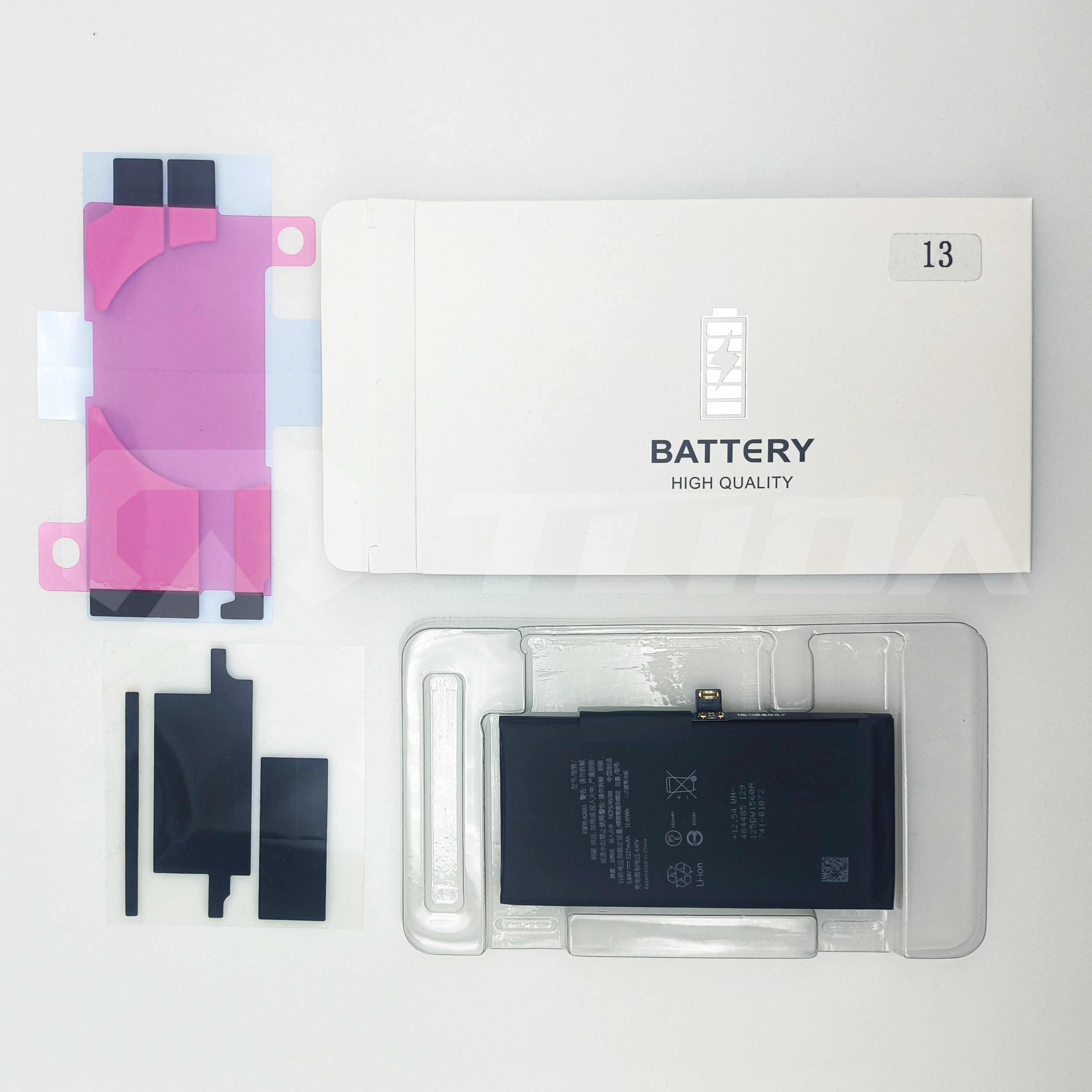 Tlida New Battery for iPhone 100% Health Battery Solve Popup Repair for iPhone 13 Battery Replacement