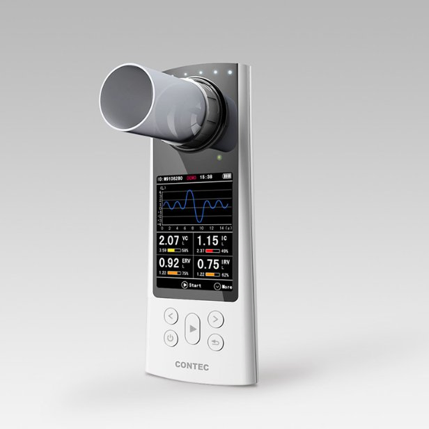 Incentive Spirometry Device Pulmonary Lung Function Tests Analyzer Digital Portable Spirometer