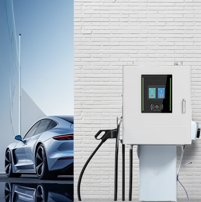 Guhe Customized IP54 Waterproof Energy-Efficient Wall Mounted or Pedestal 30 Kw DC Electric Vehicle Car Charging Solutions Infrastructure Station Charger