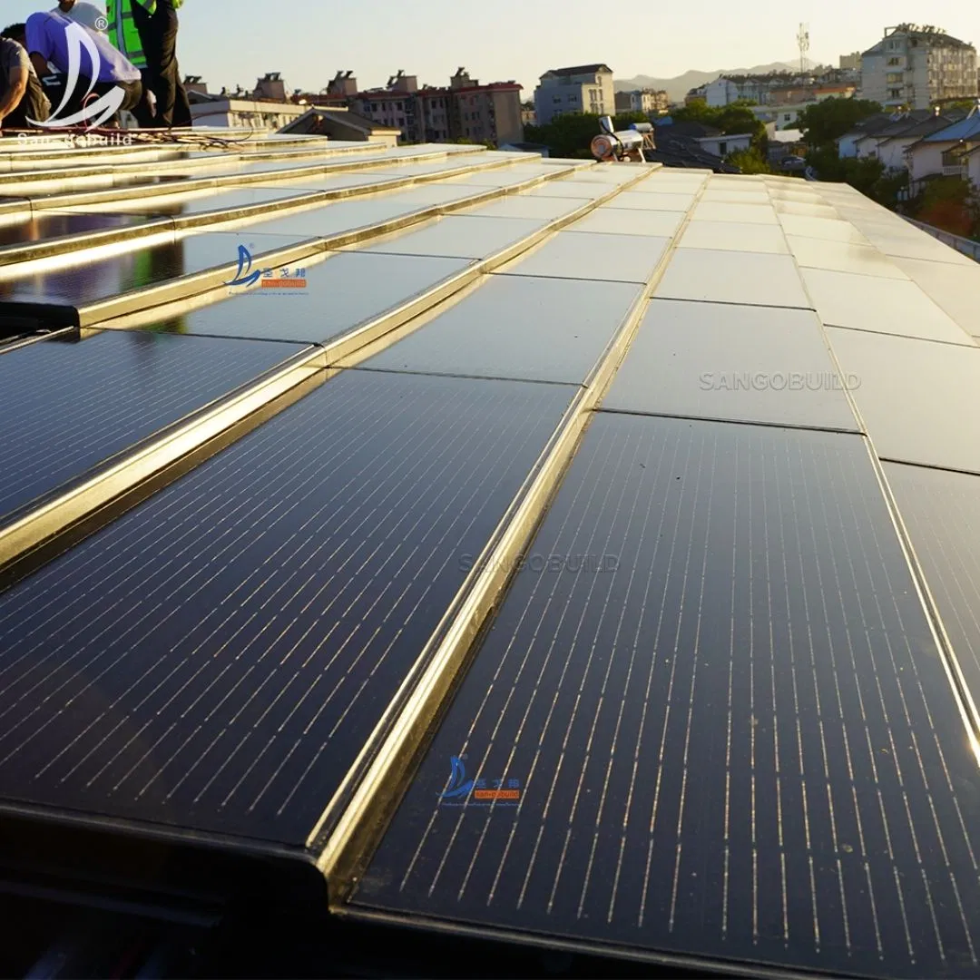 Energy Saving Home PV Solar Panel System Power Generation Sustainability Photovoltaic Solar Roof Tile