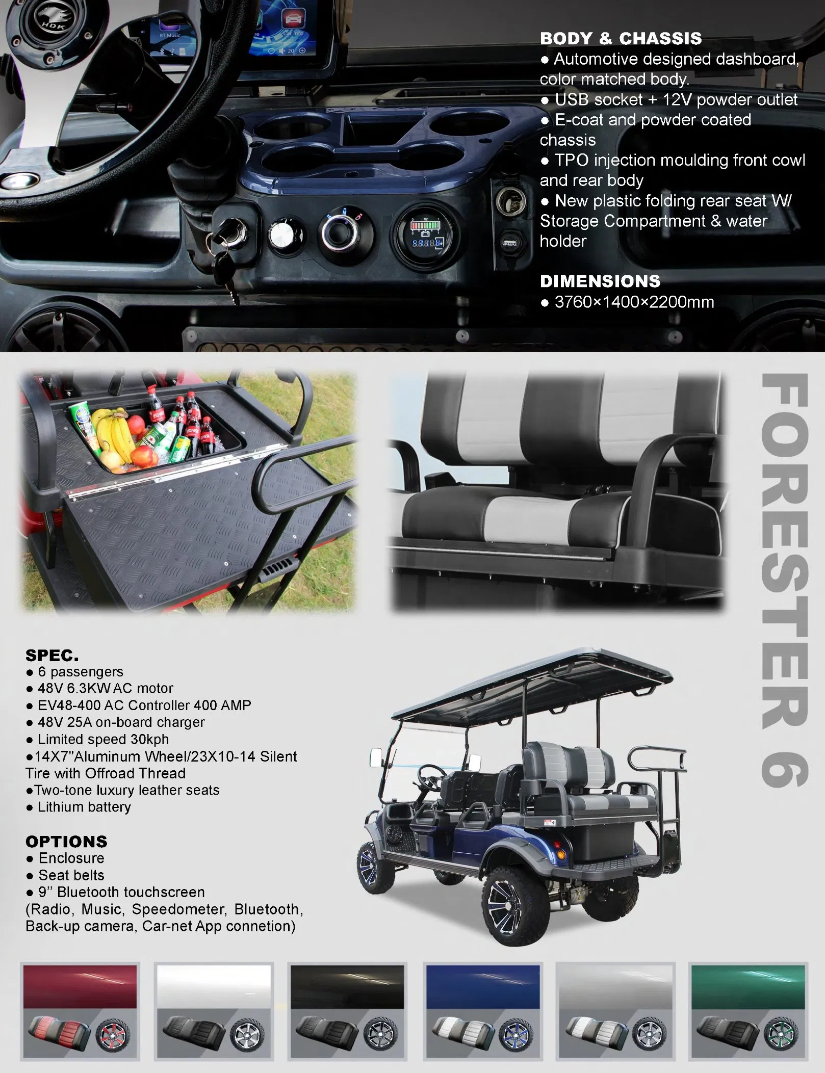 Hdk Electric Coaster Bus: Ultimate UTV Golf Cart Experience