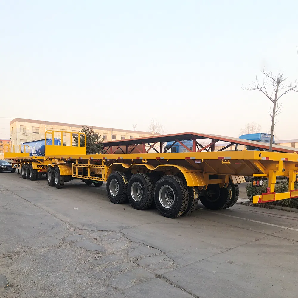 Zw Trailer 4 Axle Heavy Duty Low Bed Towing Dolly Trailer Superlink Dolly Trailers for Sale