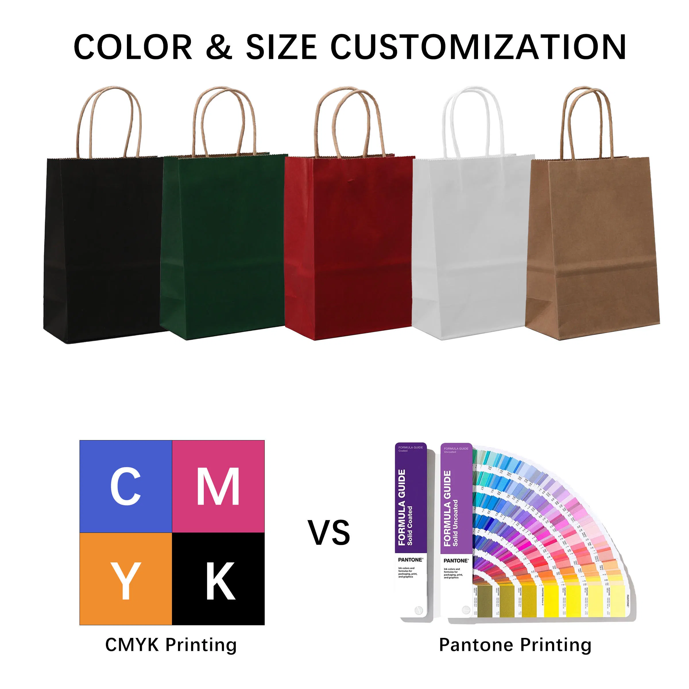 Custom Printed Recycled Paper Bag Showcasing Your Brand's Commitment to Sustainability Stylish Gift Packaging Bag