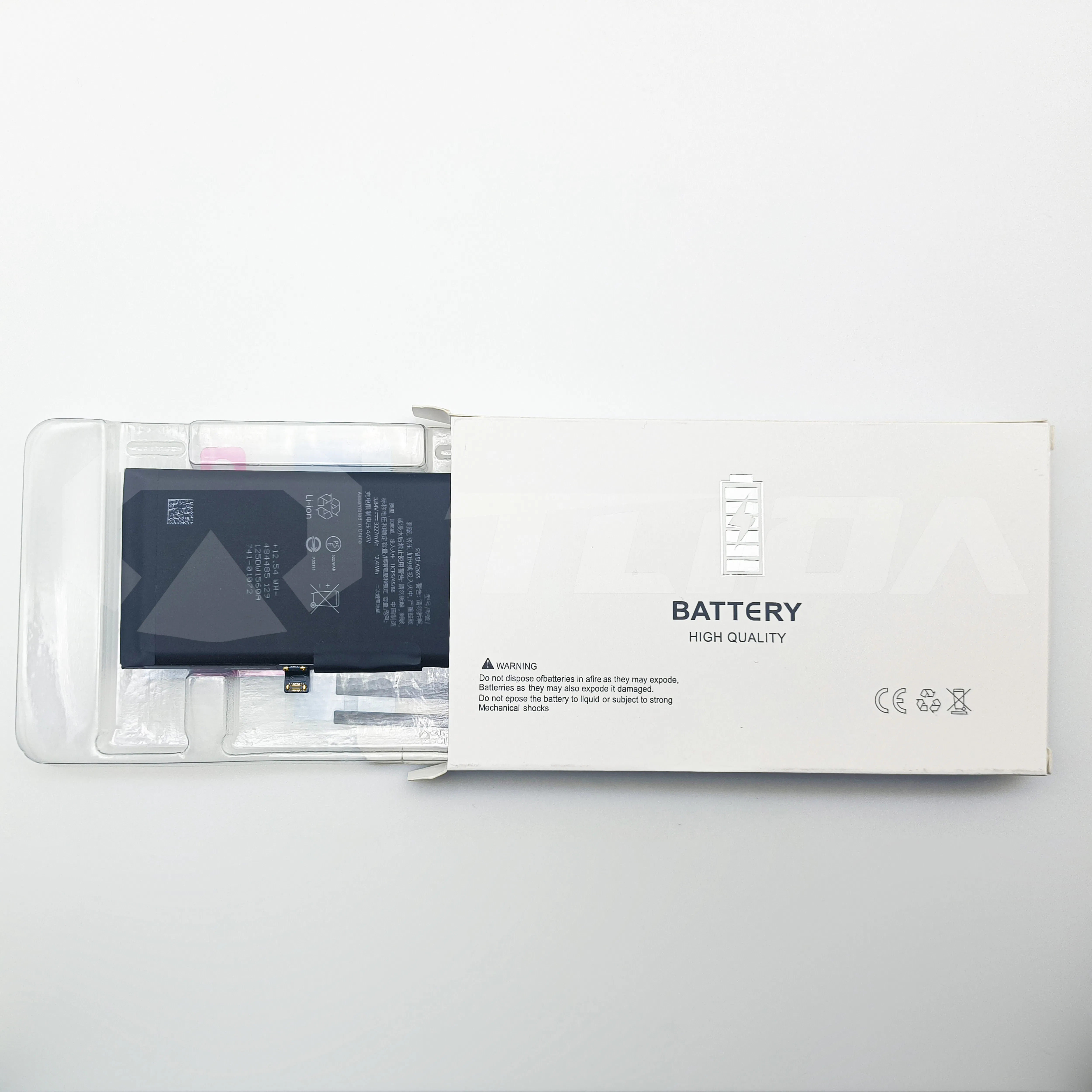 Tlida New Battery for iPhone 100% Health Battery Solve Popup Repair for iPhone 13 Battery Replacement