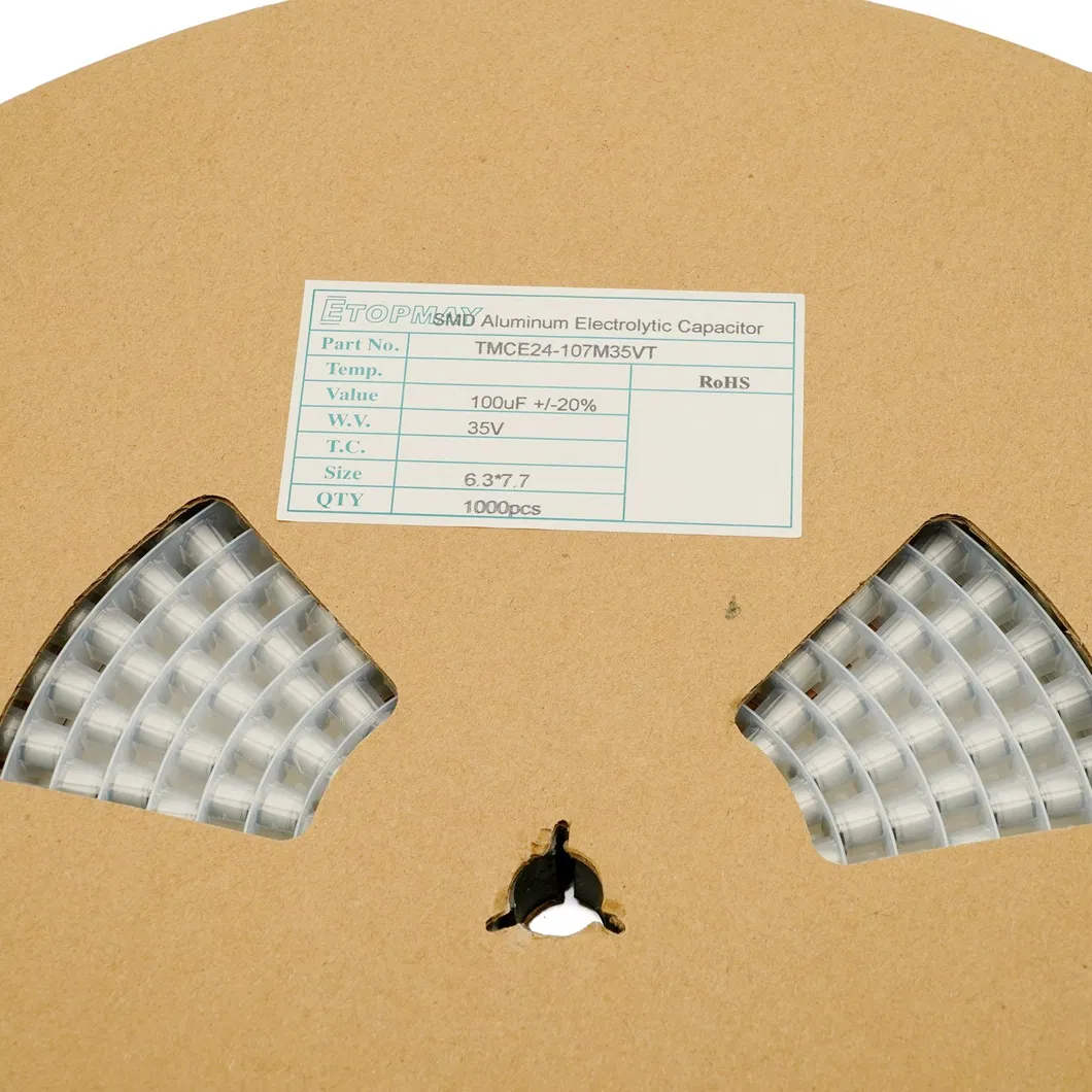 SMD Aluminum Capacitor Photo 2