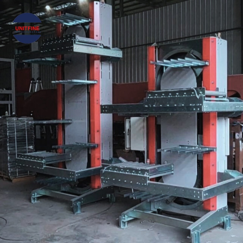 Fork Type Vertical Conveyor with Safety Protection System