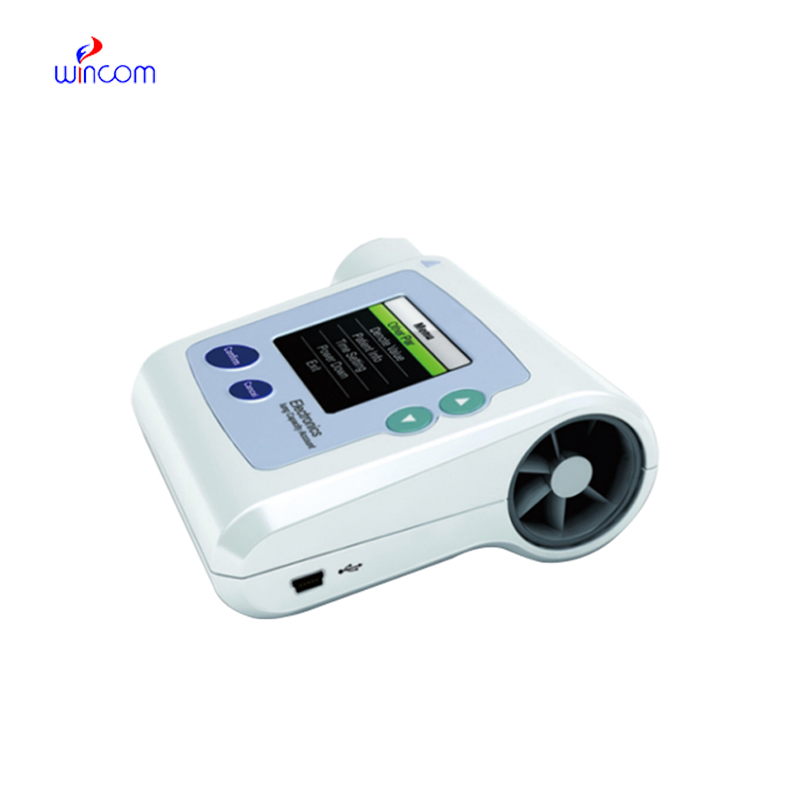 Wincom 1.8 Inch LCD Portable Breathing Incentive Digital Electronic Handheld Pediatric Spirometer Mouthpiece Medical