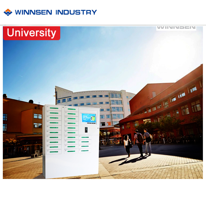 Newest 24 Doors Coin Operated Mobile Charging Public Mobile Phone