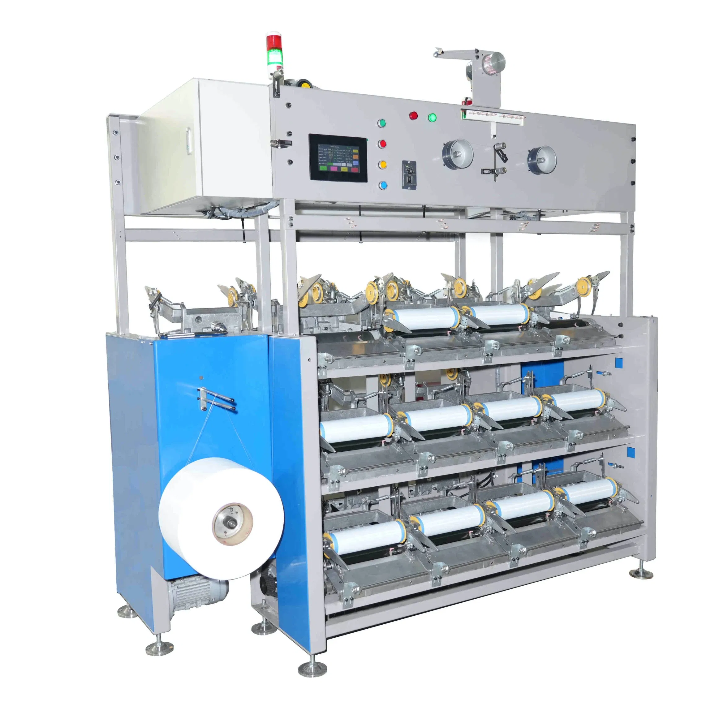 Zero Emission Electric Paper Tube Yarn Processor with Regenerative Braking System and Energy Recovery Technology