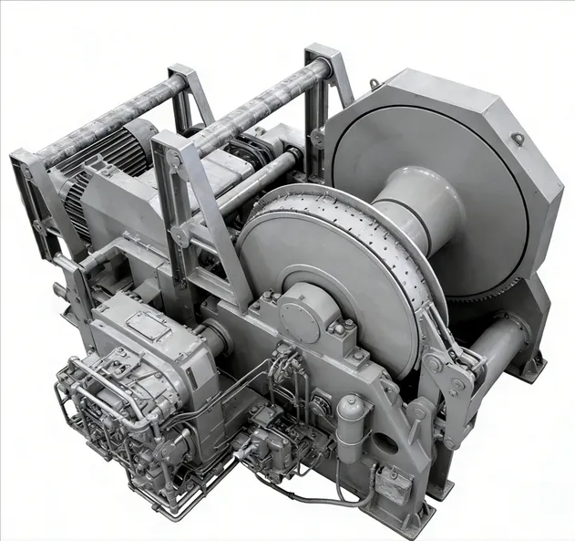 Hydraulic Marine Winch View 1