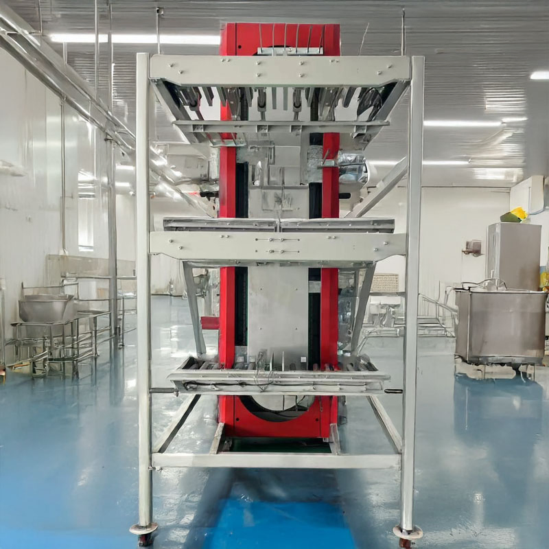 Safety Protected Continuous Vertical Lift System with Emergency Stop Function