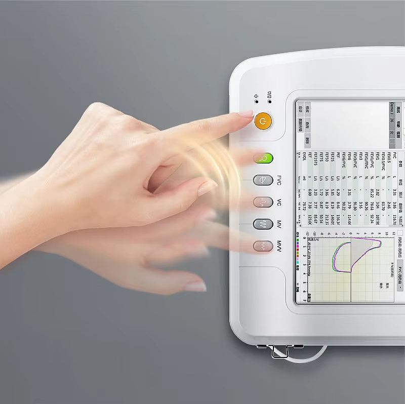 Digital Spirometer Machine Incentive Espirometro Spirometry Tests USB Digital Desktop Spirometer
