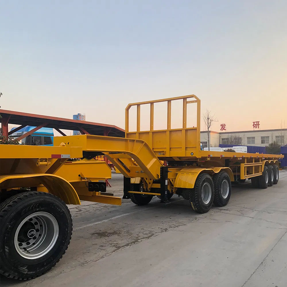 Zw Trailer 4 Axle Heavy Duty Low Bed Towing Dolly Trailer Superlink Dolly Trailers for Sale