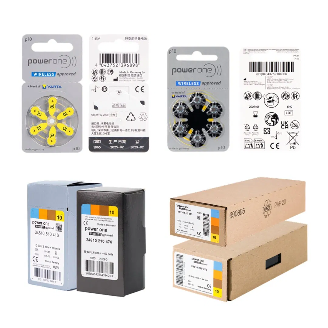 Premium Portable Powerone Hearing Aid Battery Size 13