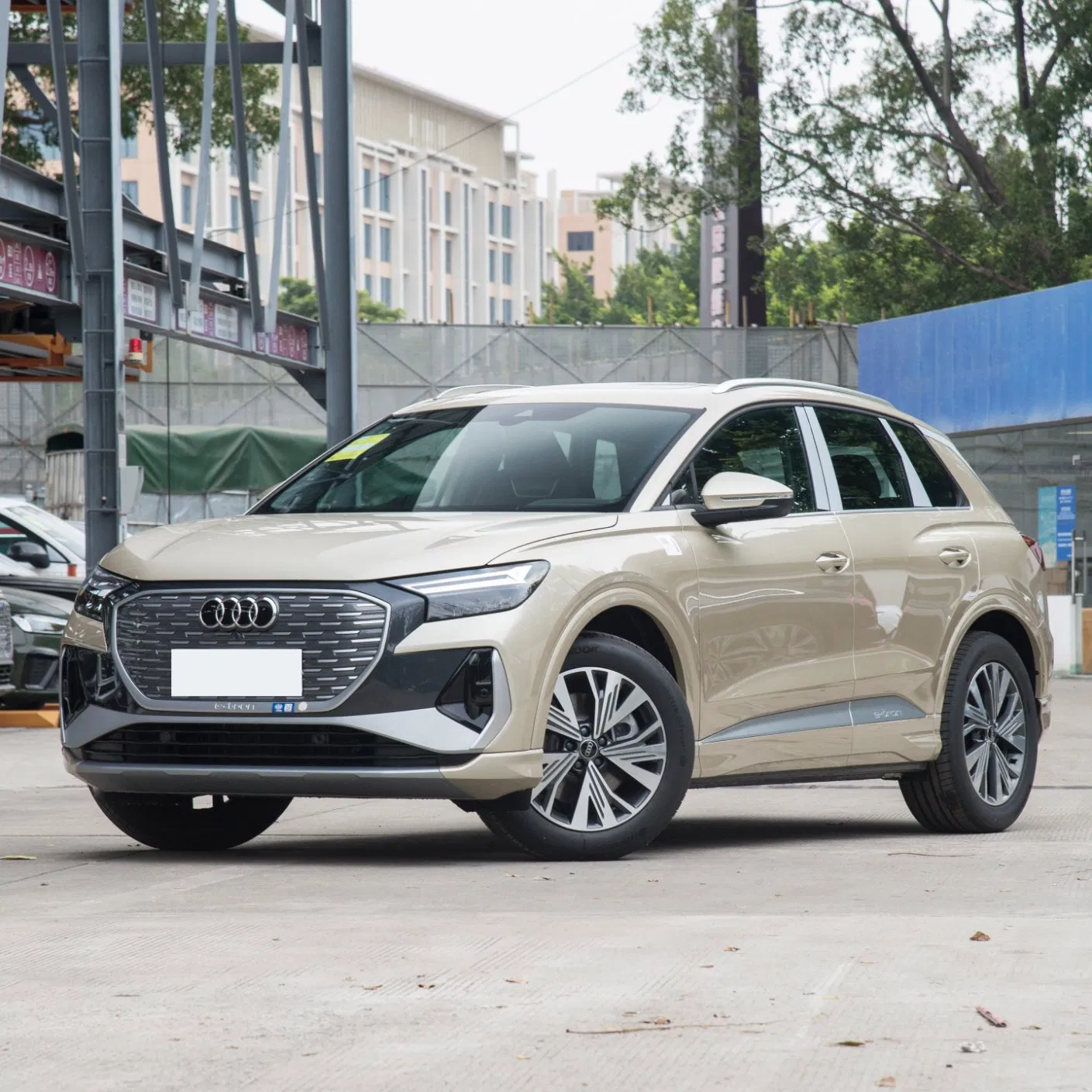 Audi-Audi Q4 E-Tron 50 Electric Vehicle 5 Doors 5 Seats Used EV Factory Price New Energy Car