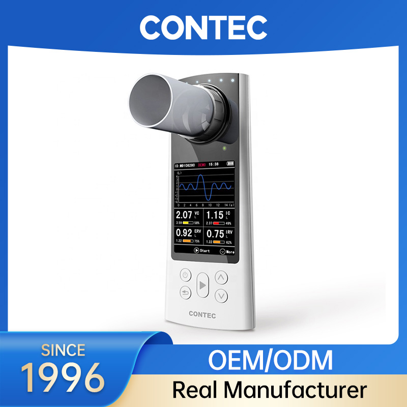 Incentive Spirometry Device Pulmonary Lung Function Tests Analyzer Digital Portable Spirometer