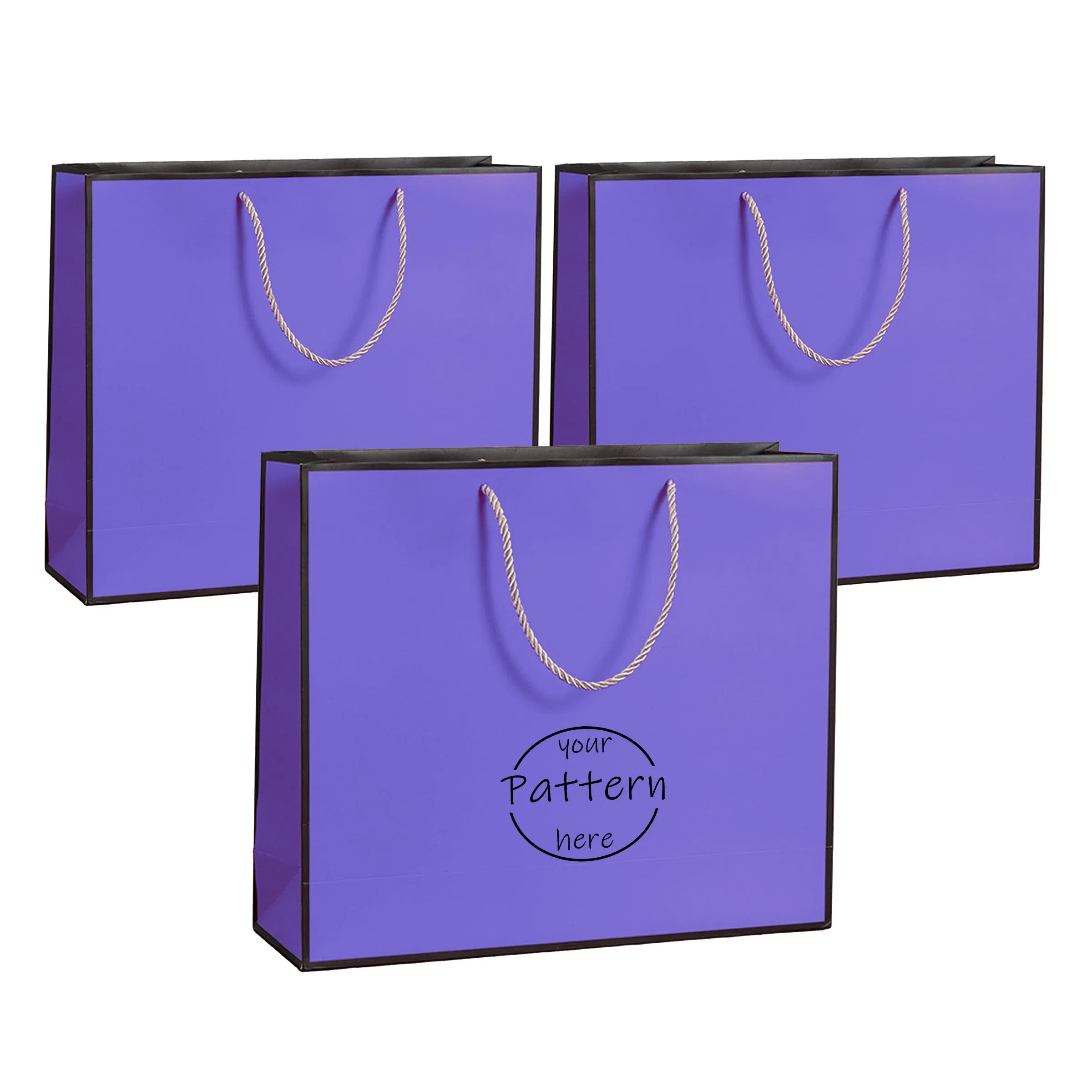 Custom Printed Recycled Paper Bag Showcasing Your Brand's Commitment to Sustainability Stylish Gift Packaging Bag