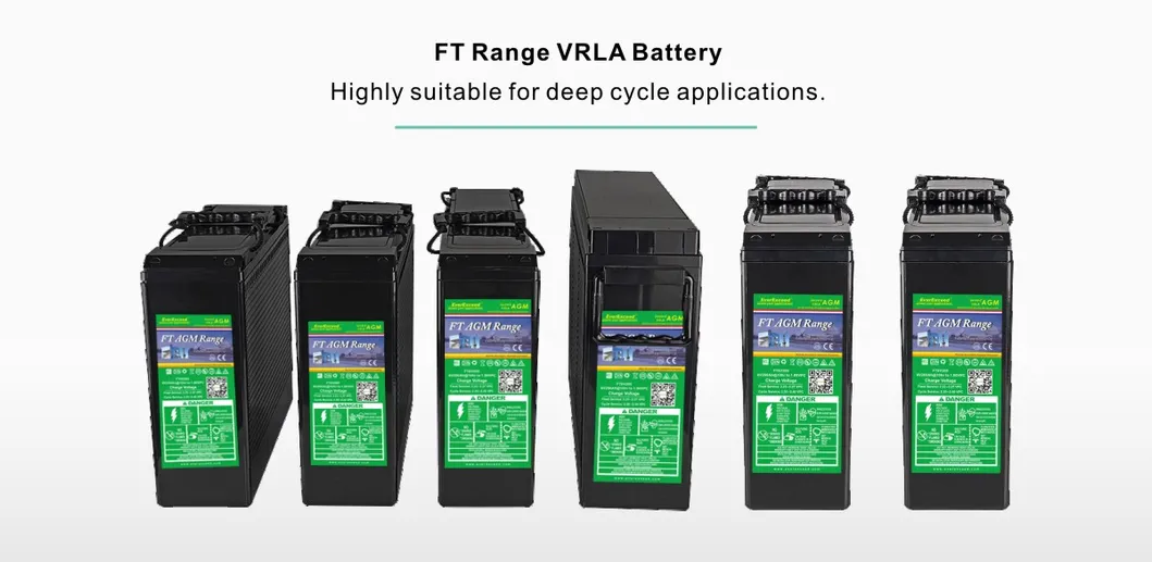 Front Access Terminal Slim Gel Battery